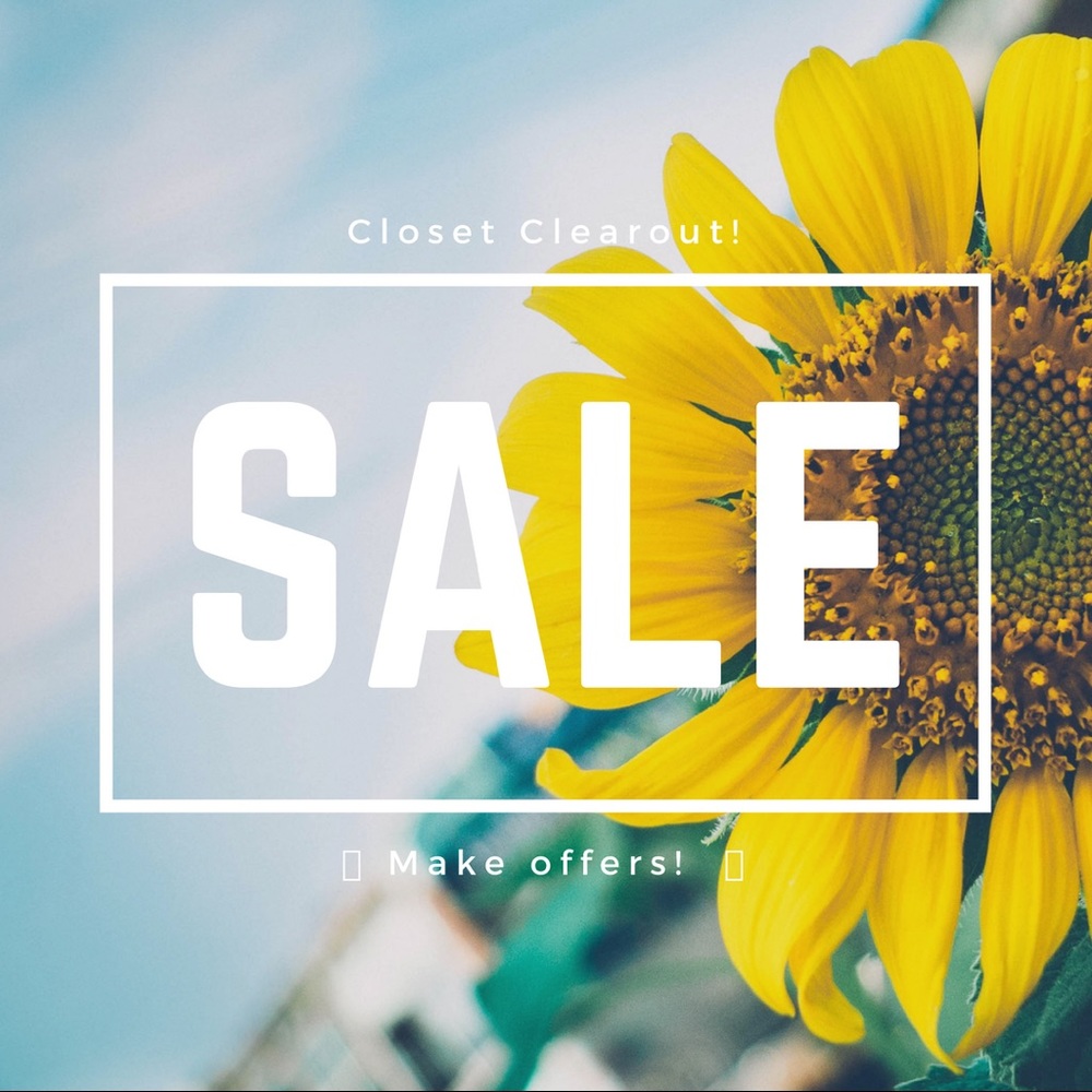 CLOSET CLEAROUT! Clothes will be donated soon! ✌🏼